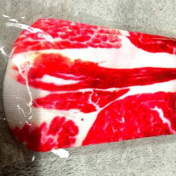 🆕 Wagyu 🥓🍳 Bacon Club sandwich Socks - Picture 2 of 3